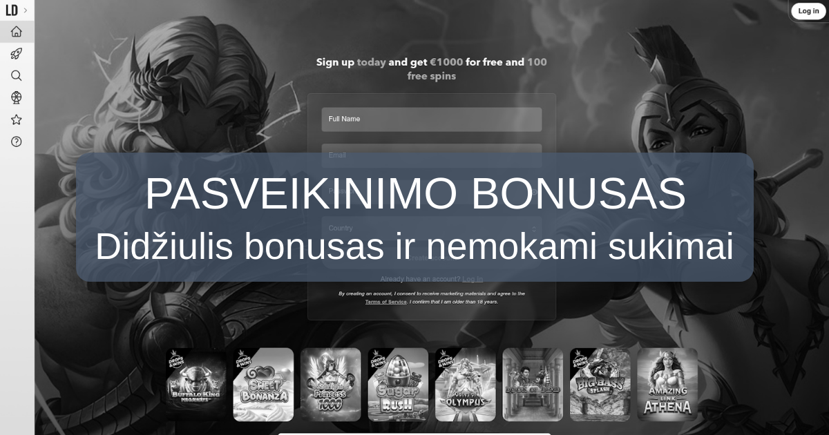 LuckyDays kazino Lietuvai